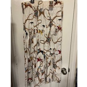 Vintage western skirt with wide pockets 🐎